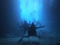 ダイビング ポイント情報 青の洞窟の水中写真